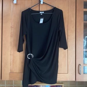 NWT Avenue stretch sliver ring wrap front top 14/16